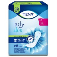 Суперпоглощающие урологические прокладки Tena Lady Slim Extra Plus, 6 капель, 8 шт.